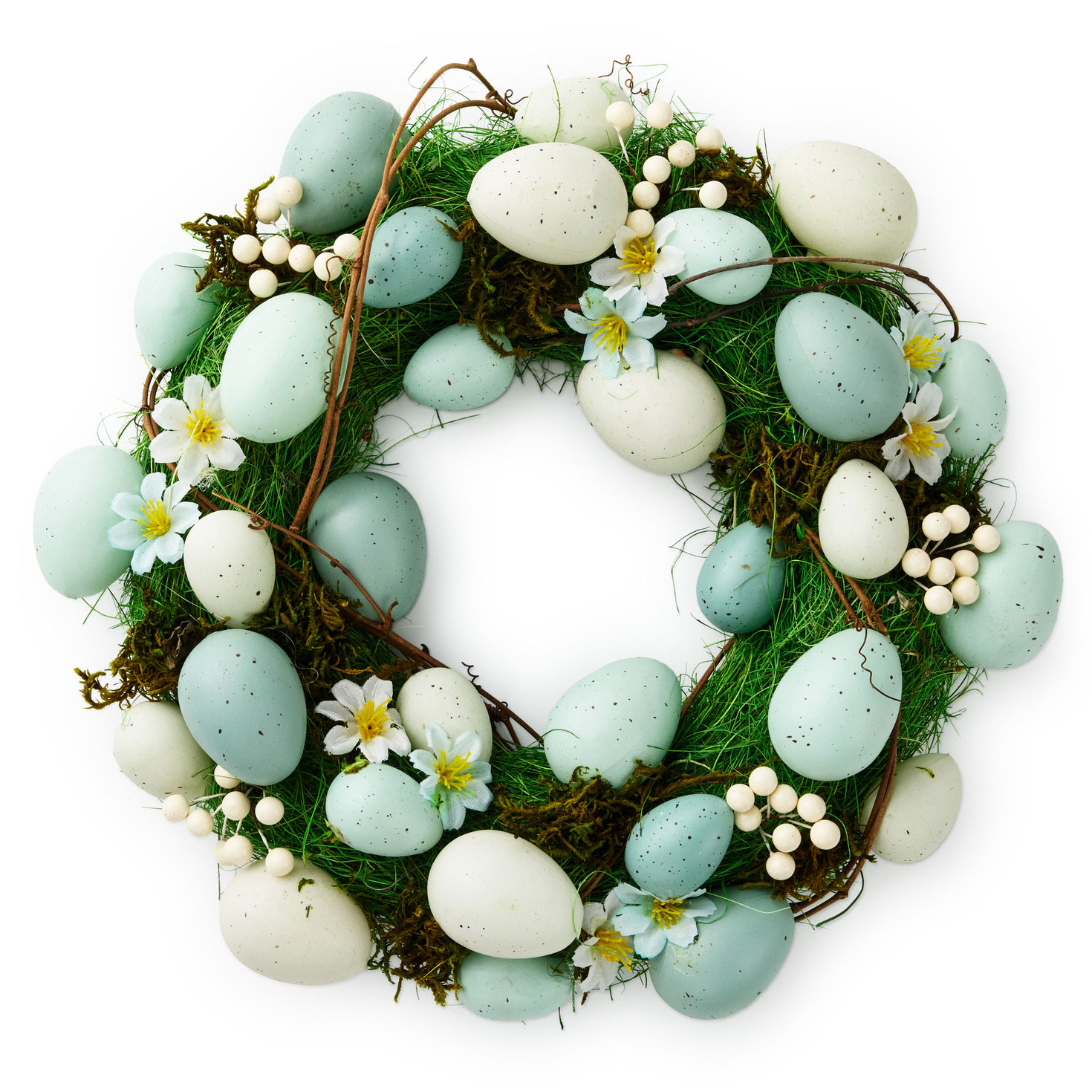 Easter Egg Wreath, 13″ dia.