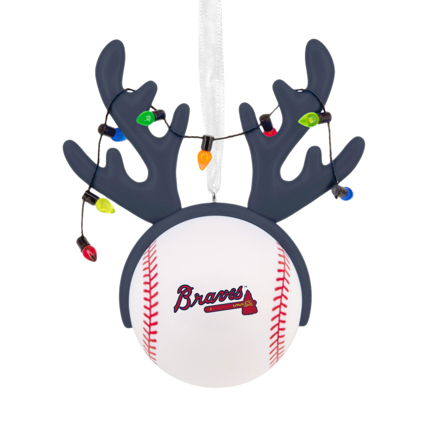 MLB Atlanta Braves™ Reindeer Baseball Hallmark Ornament