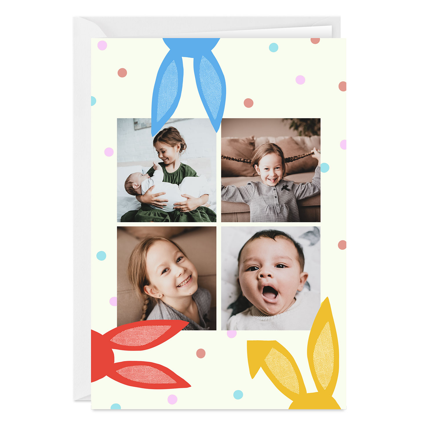 Happiness Popping Up Custom Easter Card