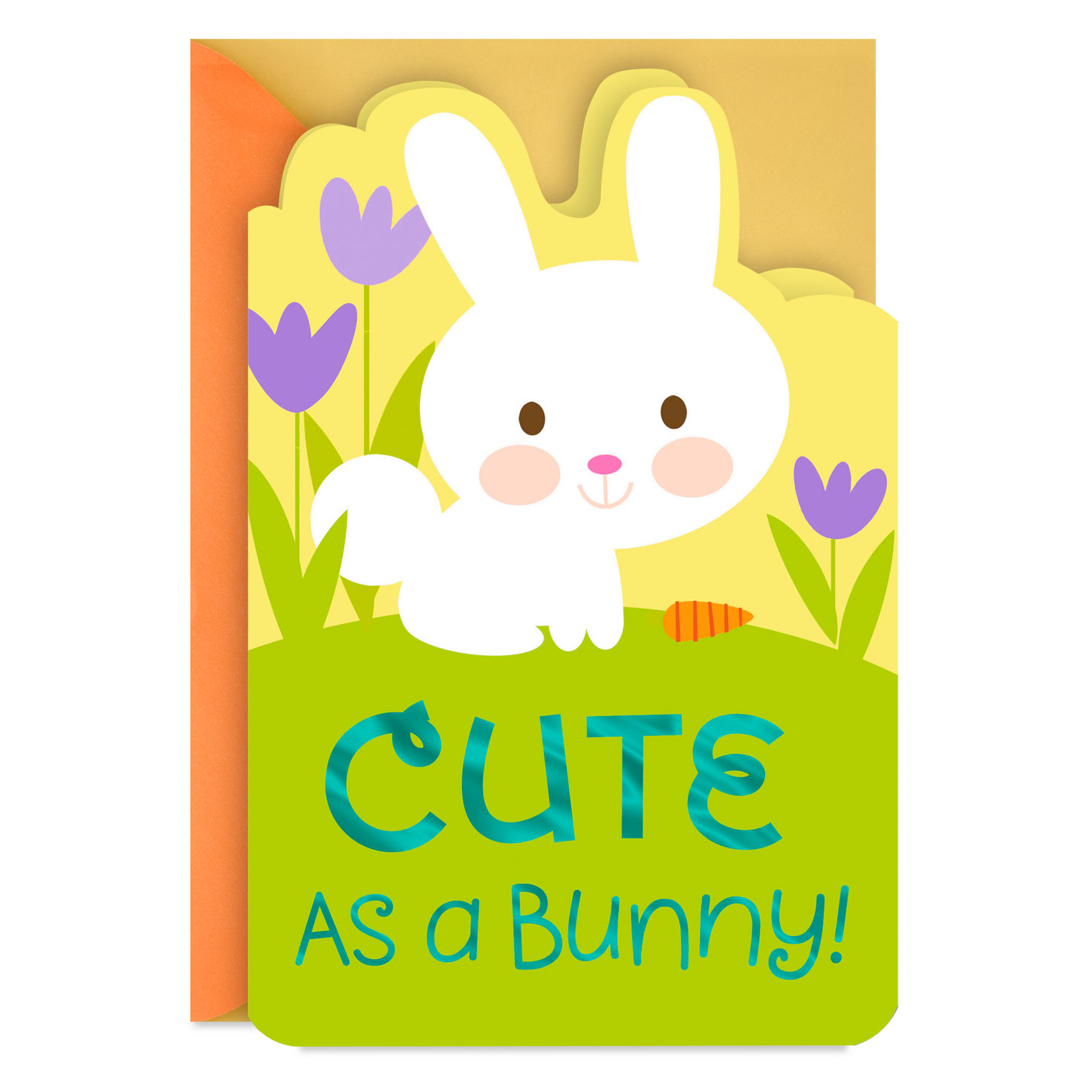 Cute as a Bunny Easter Card for Kids