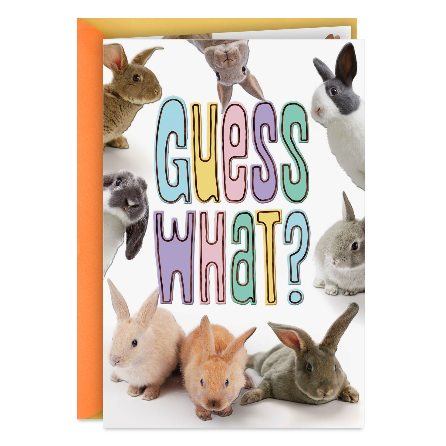 Bunny Butt Funny Easter Card