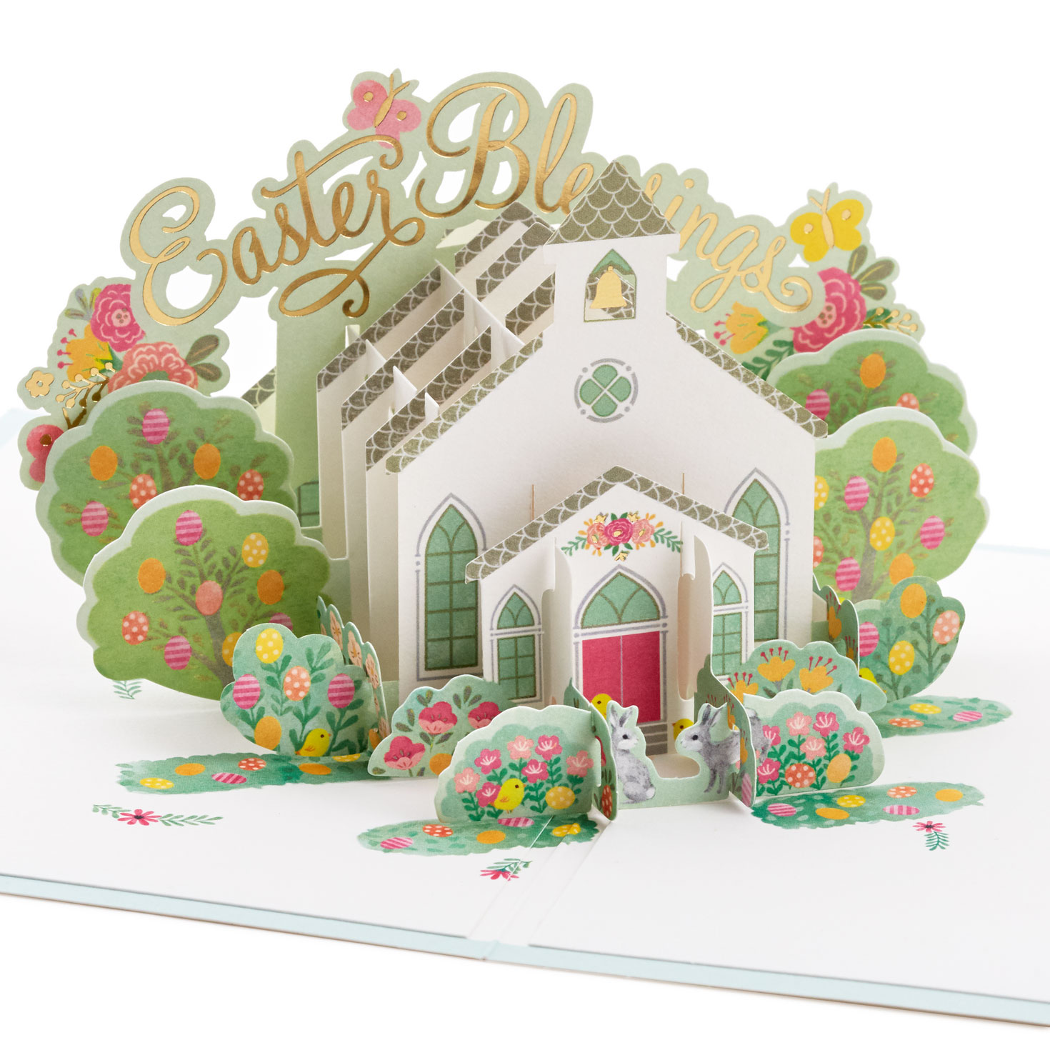 Blessings and Joy Religious Pop-Up Easter Card