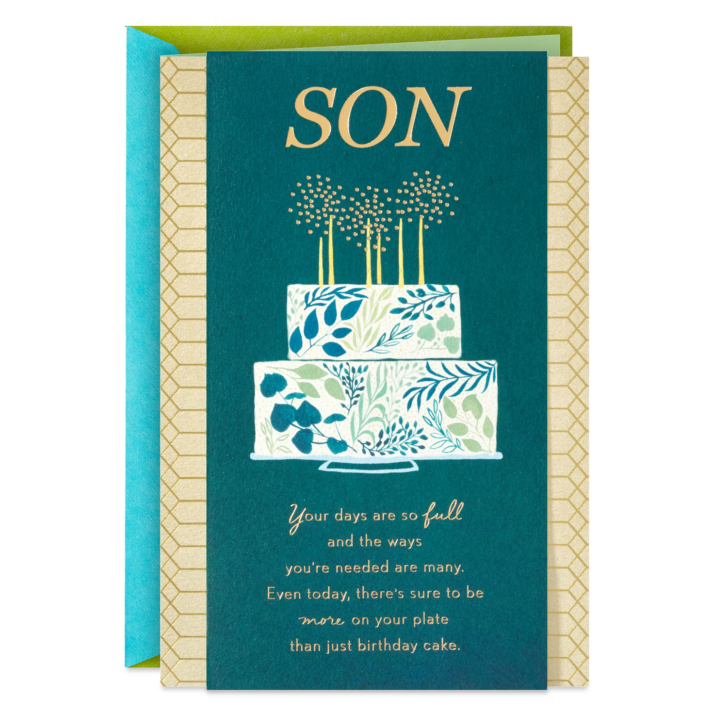 Sharing a Wish With Plenty of Love Birthday Card for Son