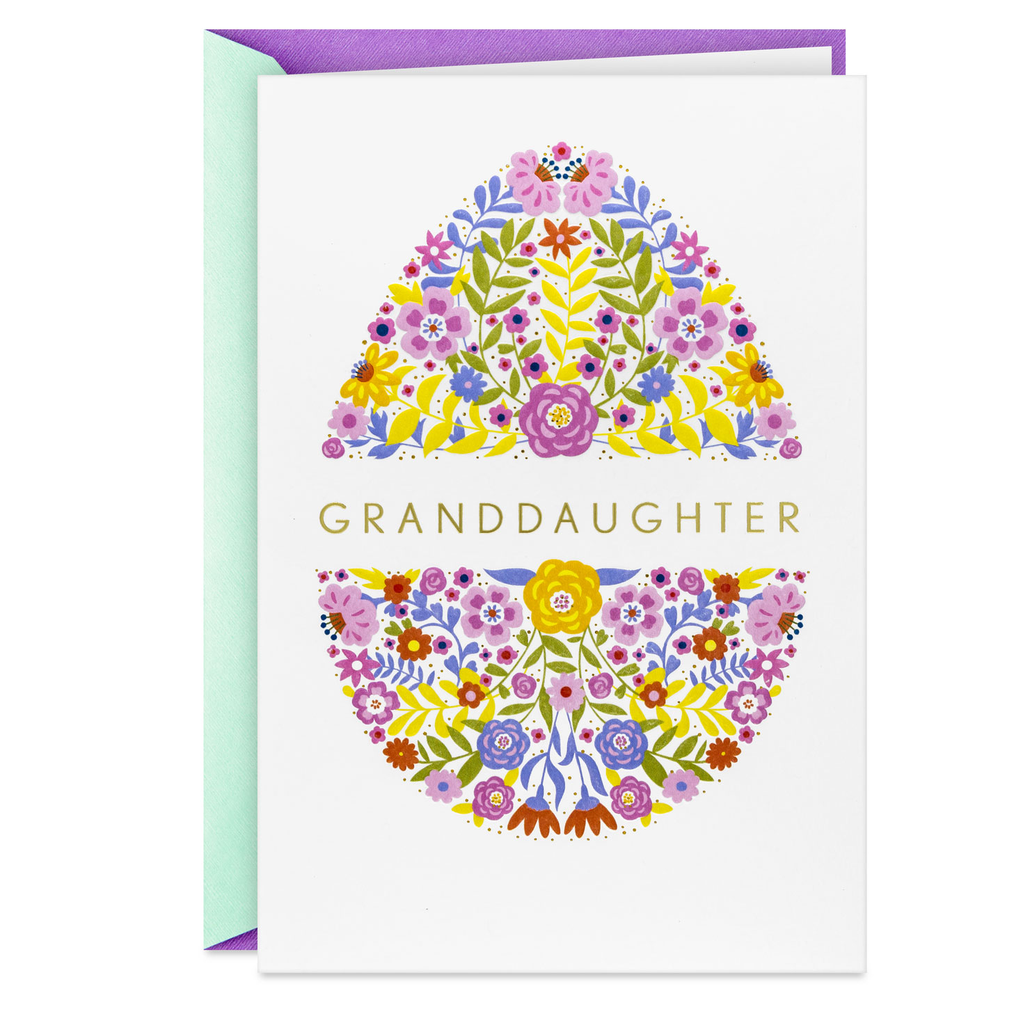 Joy and Love Easter Card for Granddaughter
