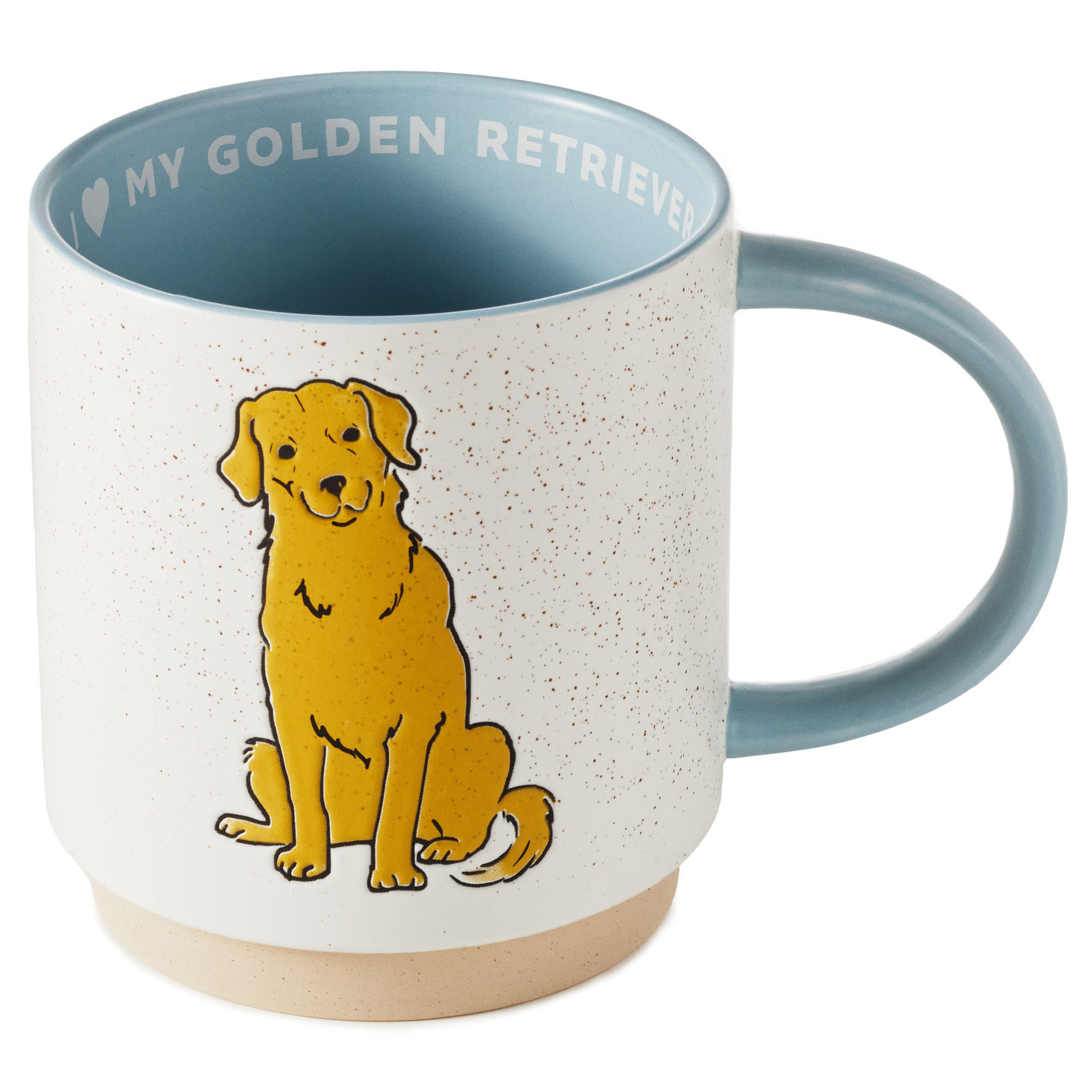 I Heart My Golden Retriever Mug, 16 oz.