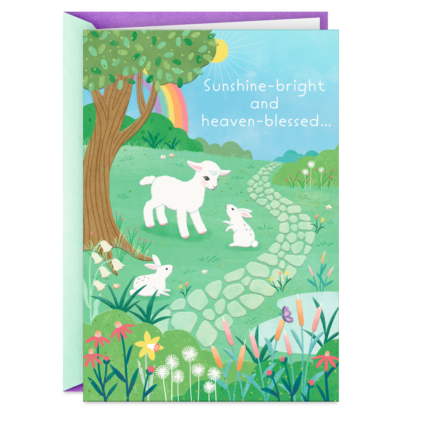 Sunshine-Bright and Heaven-Blessed Easter Card