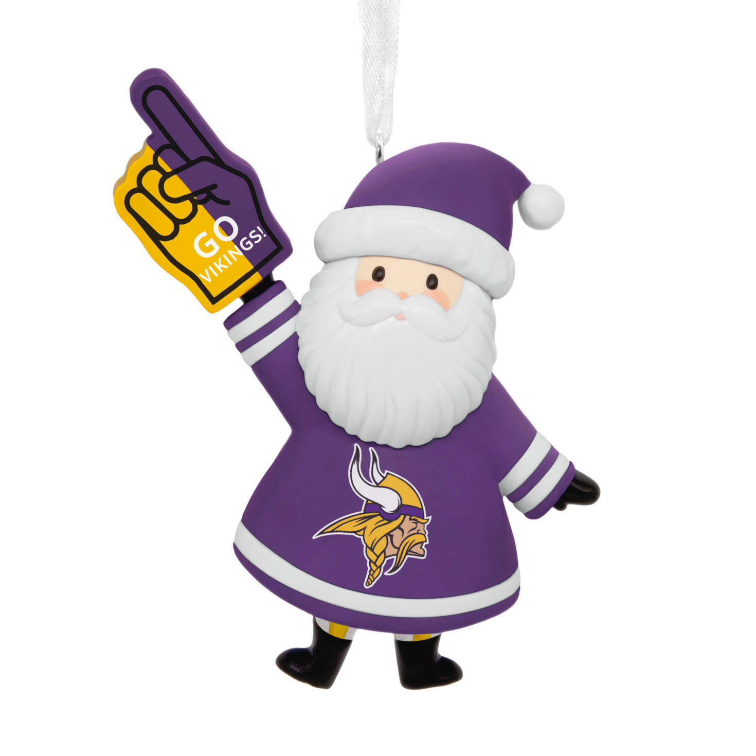 NFL Minnesota Vikings Santa Fan Hallmark Ornament