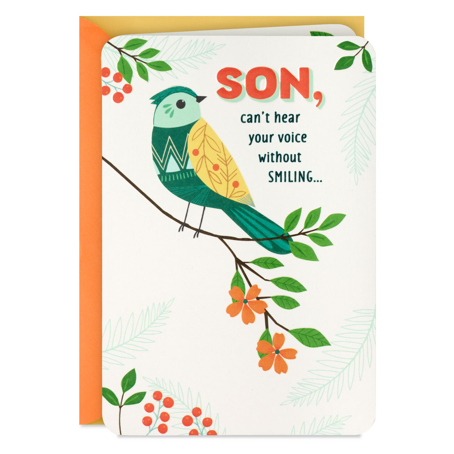 Can’t Hear Your Voice Without Smiling Easter Card for Son