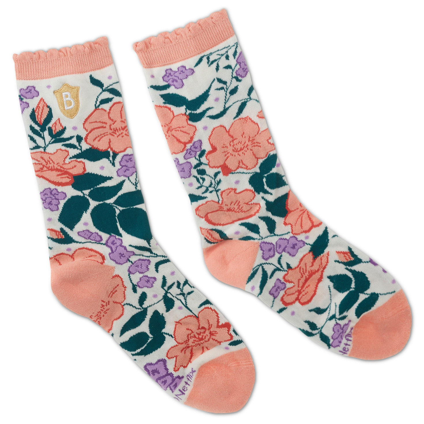 Bridgerton Colorful Floral Socks