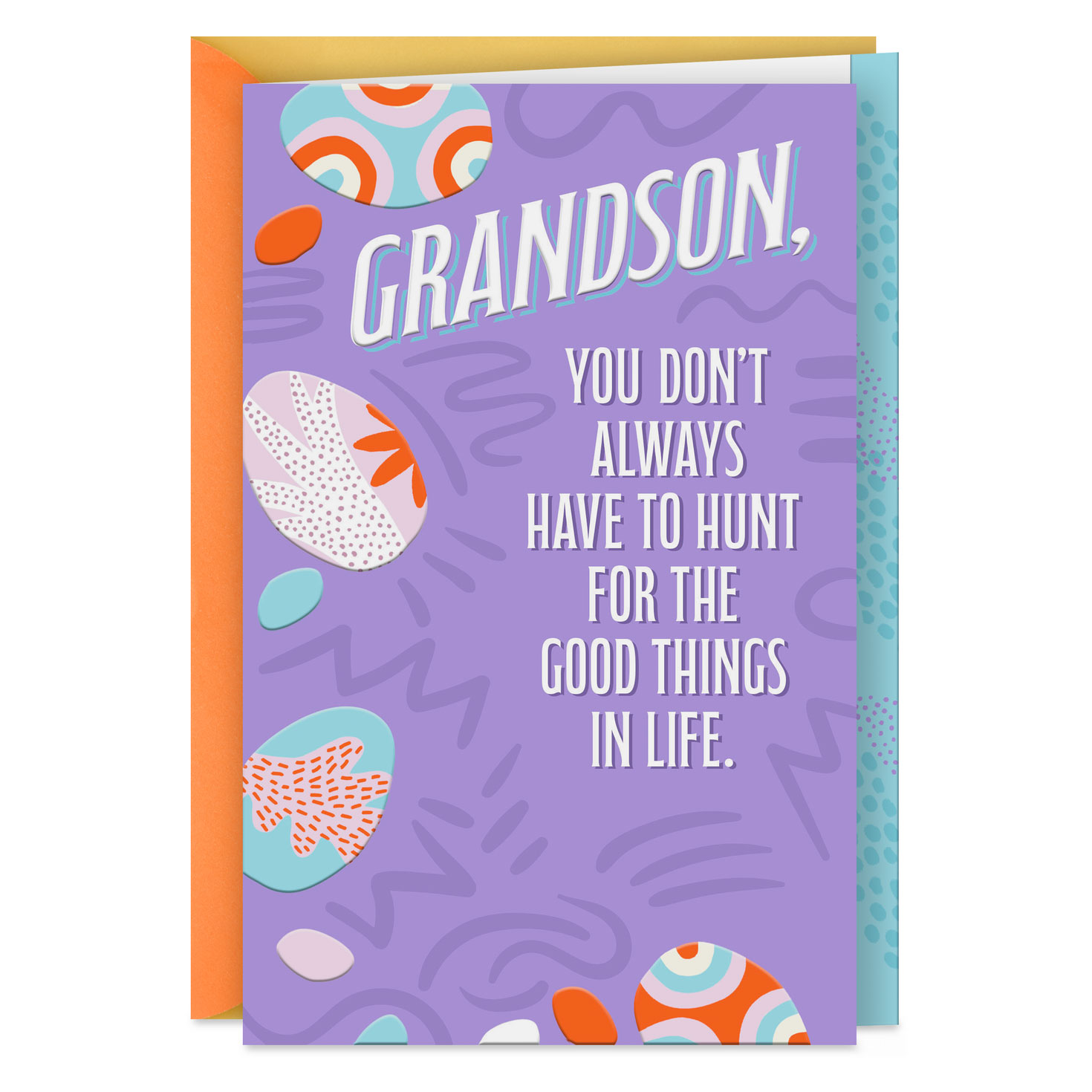Good Things in Life Easter Card for Grandson