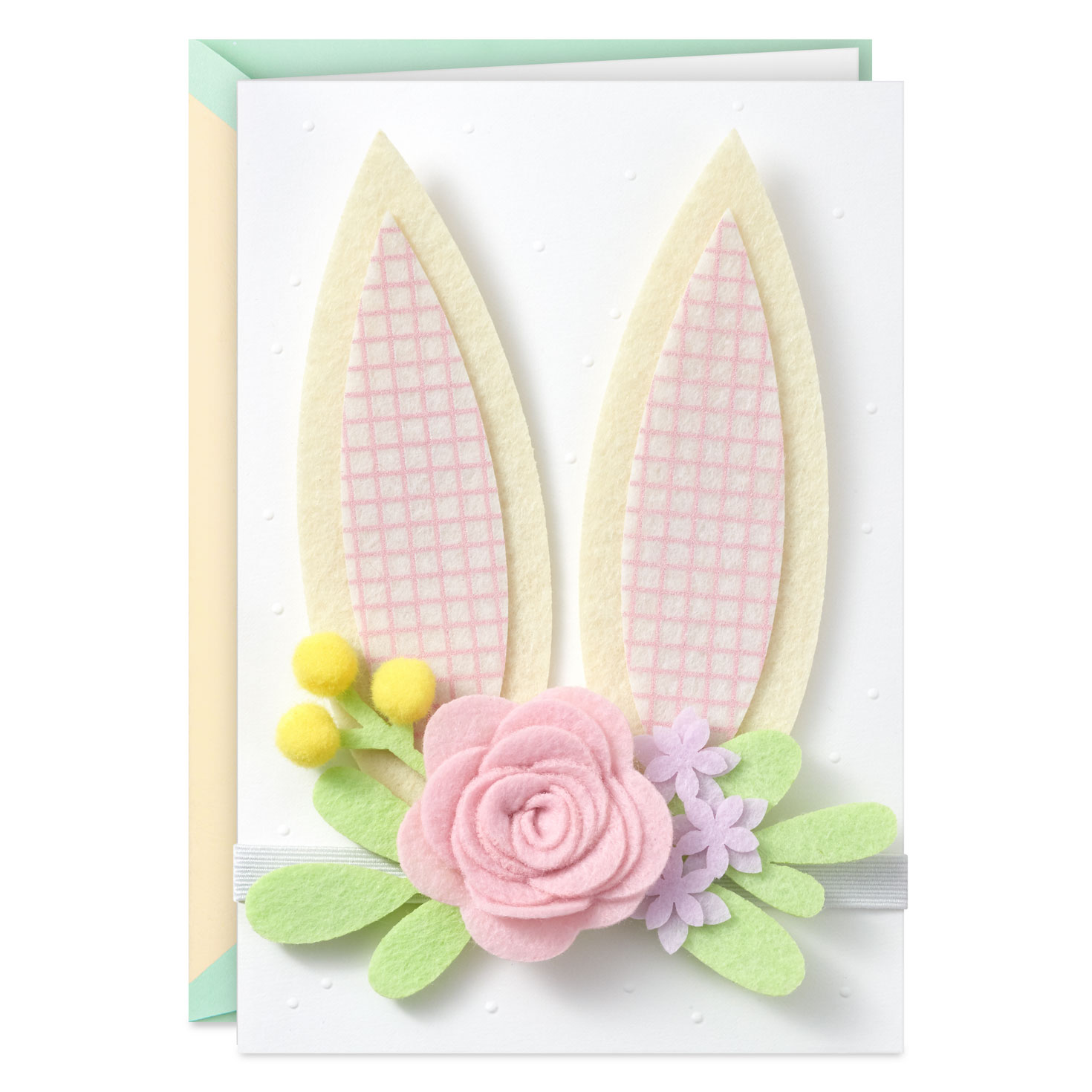 Somebunny Loves You Easter Card with Headband for Kids