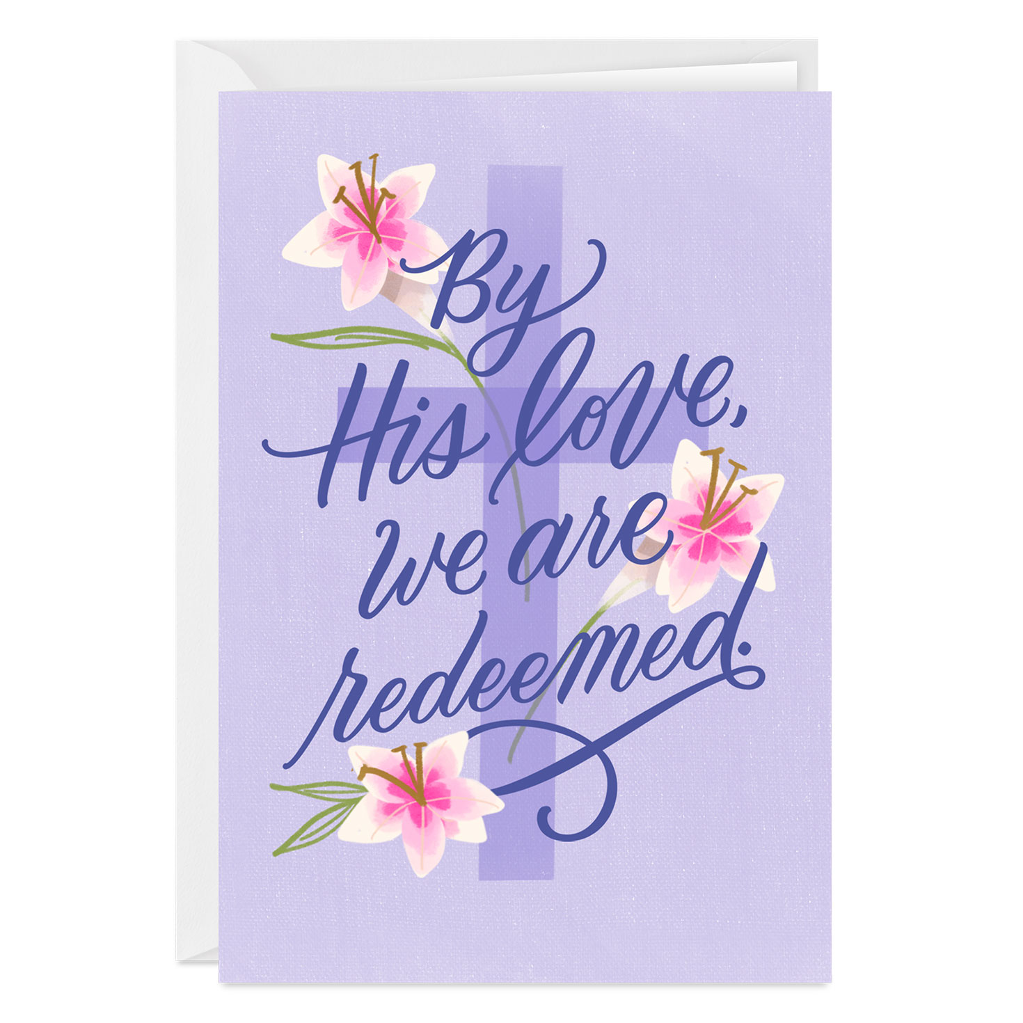 By His Love, We Are Redeemed Custom Easter Card