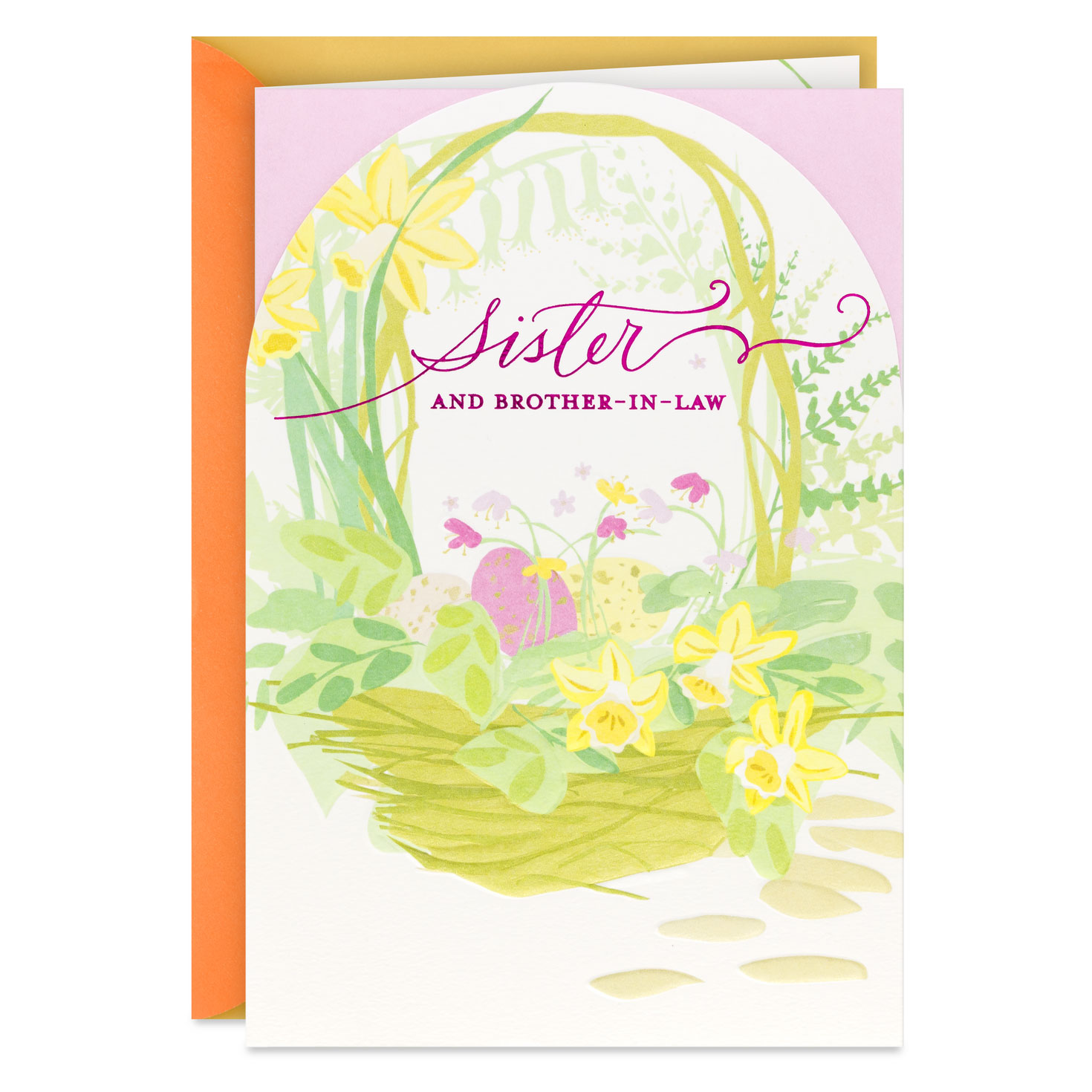 Wishing You Happy Moments Easter Card for Sister and Brother-in-Law