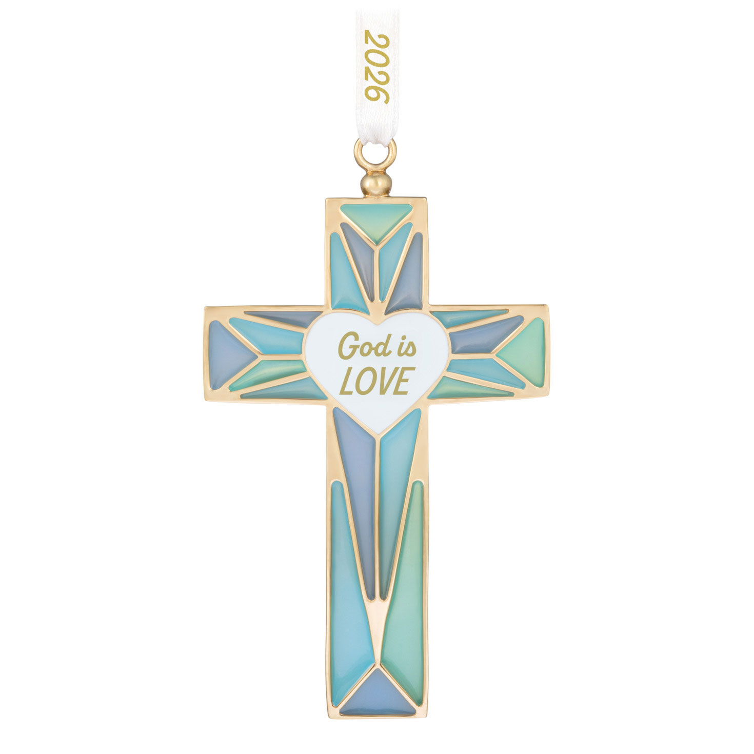 God is Love 2026 Metal Ornament