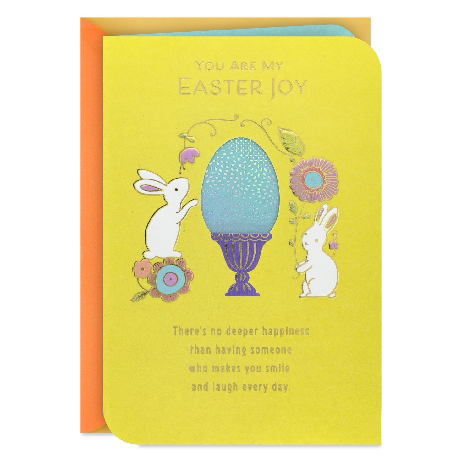 You Make My Heart Light Romantic Easter Card